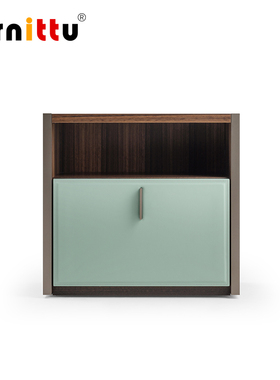 furnittu设计师家具北欧样板间主卧实木Vendome comodino床头柜