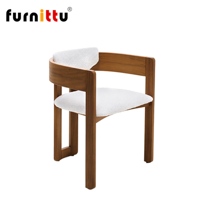 furnittu实木北欧艺术餐椅