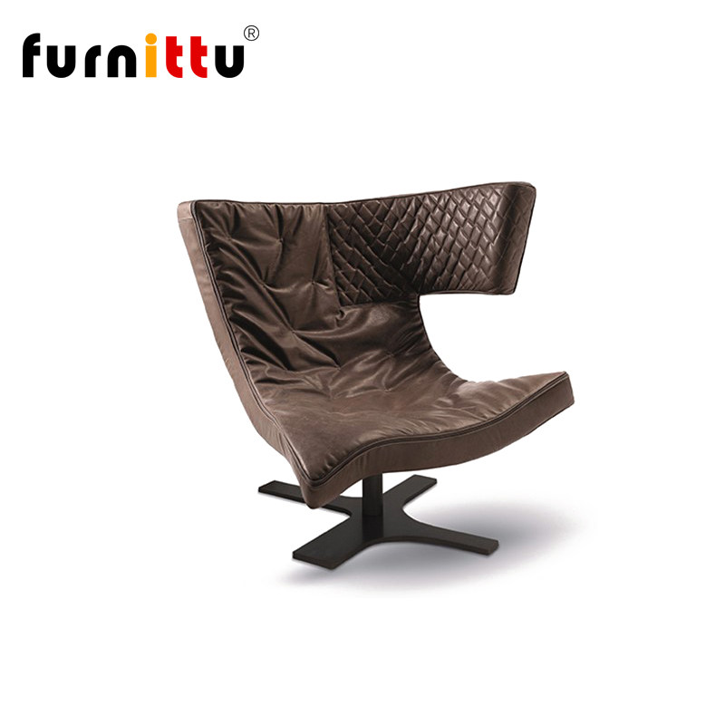 furnittu金属皮革创意设计沙发椅