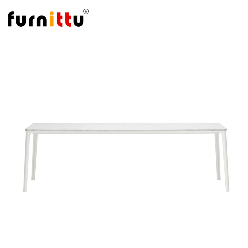 furnittu创意设计师家具意式极简方形Plate Dining Table板式餐桌