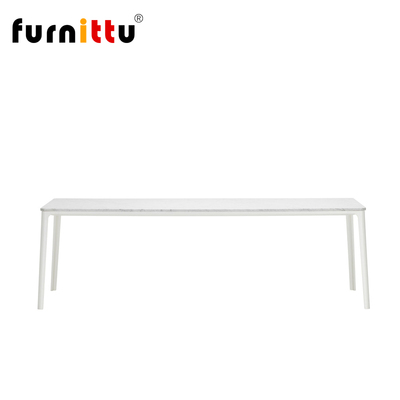 furnittu创意设计师家具意式极简方形Plate Dining Table板式餐桌