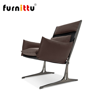 furnittu金属梭鱼扶手椅