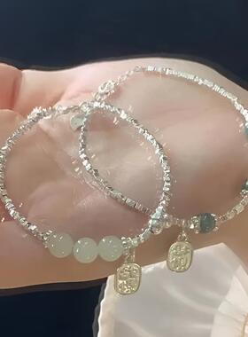 合金手链 2026新款轻奢小众精致简约手链素款气质时尚百搭手工