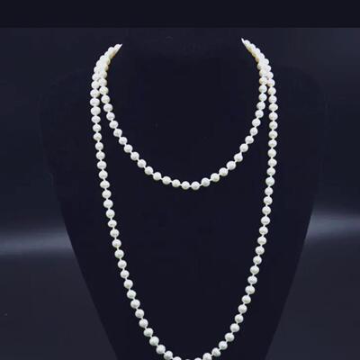 非金属亚克力项链 百搭多层珠珠项链长款旗袍气质小香风时尚经典