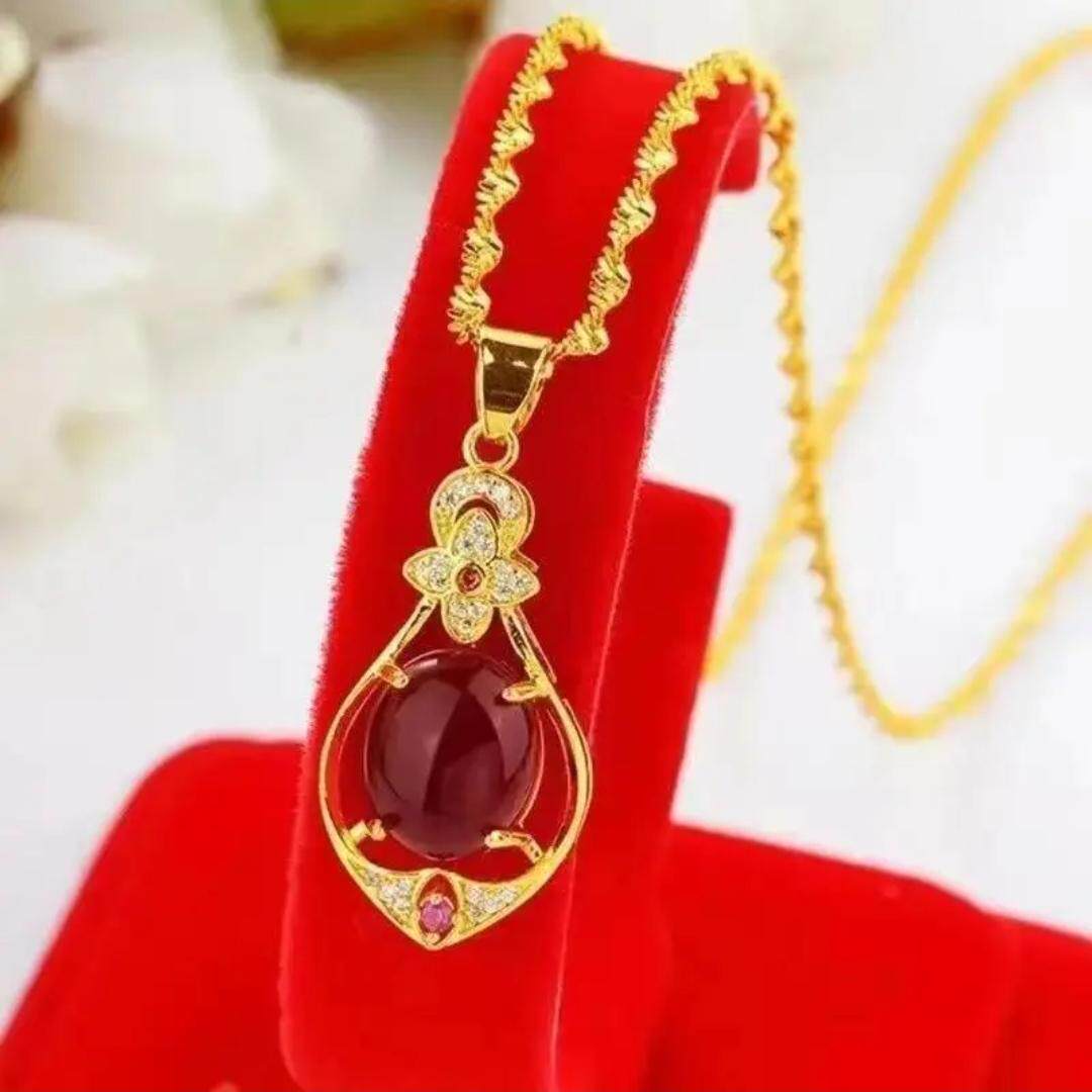 合金项链 温柔灵动法式时尚百搭精美素款气质项链轻奢优雅简约