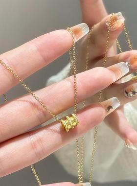 合金项链 金色项链气质轻奢时尚小众百搭ins灵动法式时髦氛围感