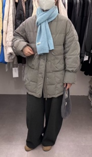 羽绒服冬季 6368欢喜秋冬加厚宽松中长款 保暖韩版 休闲时尚 外套