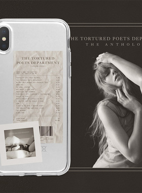 Kristem原创设计TaylorSwift霉霉Fortnight新专辑1989RED适用于苹果i15proi14i16华为透明手机壳