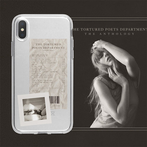 Kristem原创设计TaylorSwift霉霉Fortnight新专辑1989RED适用于苹果i15proi14i16华为透明手机壳