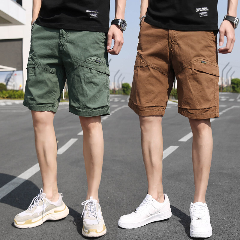 夏季宽松工装直筒休闲短裤