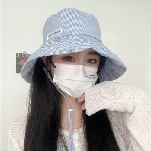 春夏大帽檐遮脸渔夫帽女户外休闲