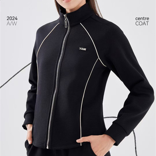 红一号女装女款C位外套2024秋冬中厚里面磨绒时尚休闲上衣H28511