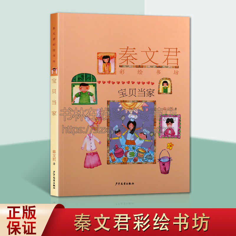 秦文君彩绘书坊 宝贝当家 秦文君 著 儿童中篇小说 儿童6-12周岁小