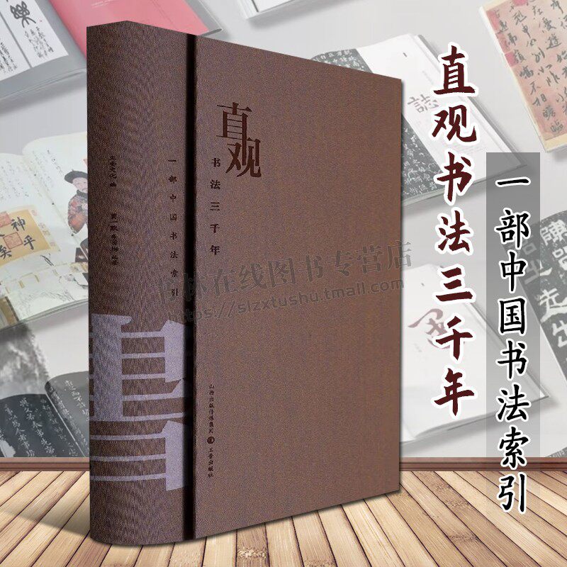 直观书法三千年 一部中国书法索引 中国书法史马王堆帛书张迁碑张黑女墓志等历代毛笔字帖碑帖书法艺术赏析书籍 三晋出版社
