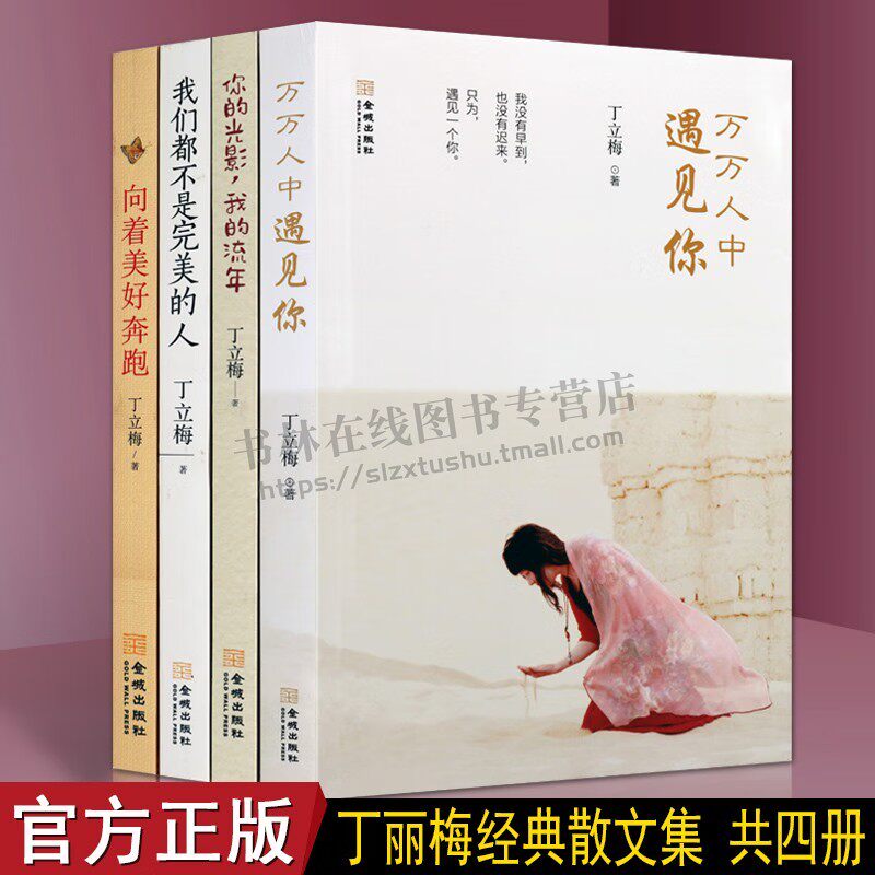 丁立梅经典散文（套装四册）丁立梅作品集 丁立梅散文集 万万人中遇见你 你的光影我的流年 我们都不是完美的人  金城出版社