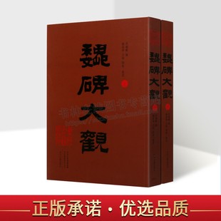 魏碑大观魏晋南北朝石刻书法名碑墓志造像始平公造像张猛龙碑石门铭刁惠公墓志爨龙颜碑张黑女崔敬邕墓志等隶书毛笔字鉴赏临摹书籍