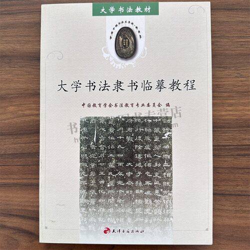 大学书法隶书临摹教程 大中专本科院校书法美术专业专用初学者草书毛笔字帖临习解析入门基础技法知识教材教科中国技法书籍
