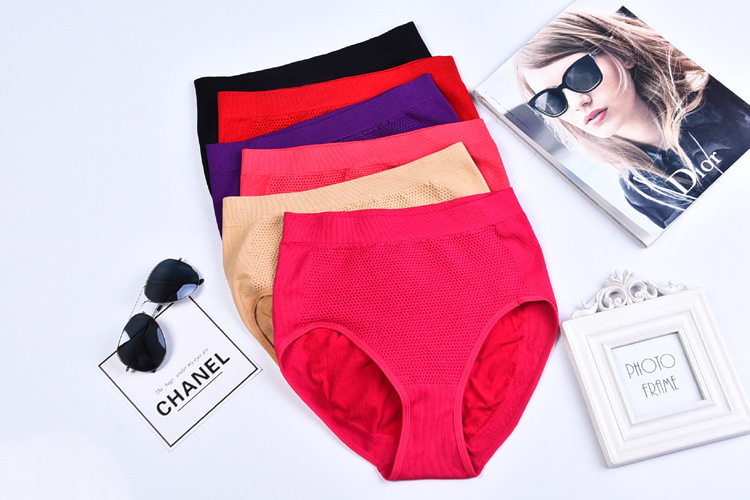 3D蜂巢暖宫内裤特大码高腰内裤加肥中年妈妈胖mm女无痕莱卡200斤,女士内衣/男士内衣/家居服,女三角裤,淘宝优惠券,粉丝福利购,淘宝优惠卷