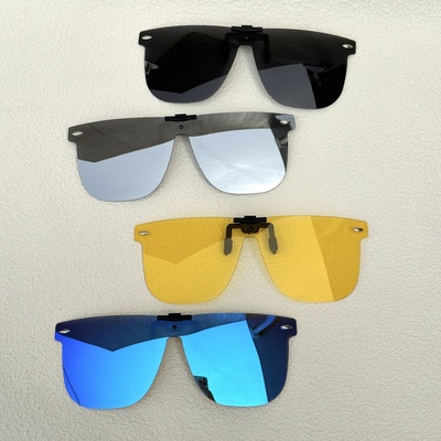 墨镜夹片男款一体式镜片太阳镜