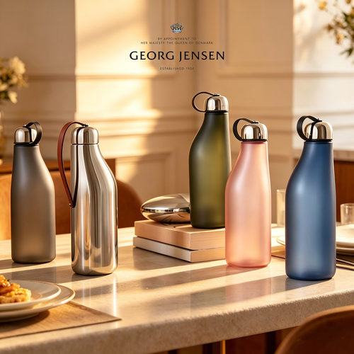 Georg Jensen 乔治杰生SKY运动水杯水壶户外适用骑行随行杯便携杯