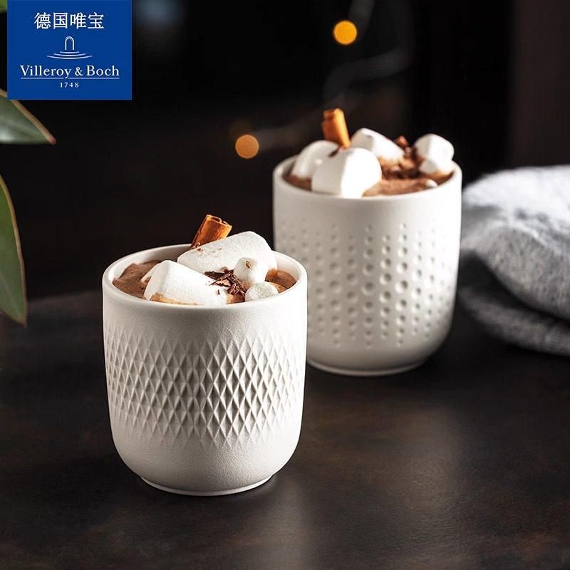 villeroyboch德国唯宝进口马克杯对杯礼盒装个性欧式rock匠心陶韵