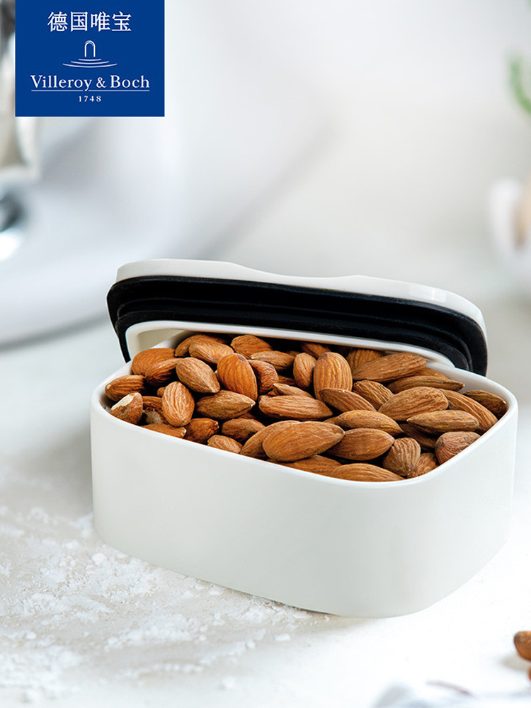 villeroyboch德国唯宝进口午餐盒微波炉加热陶瓷/玻璃饭盒便当碗