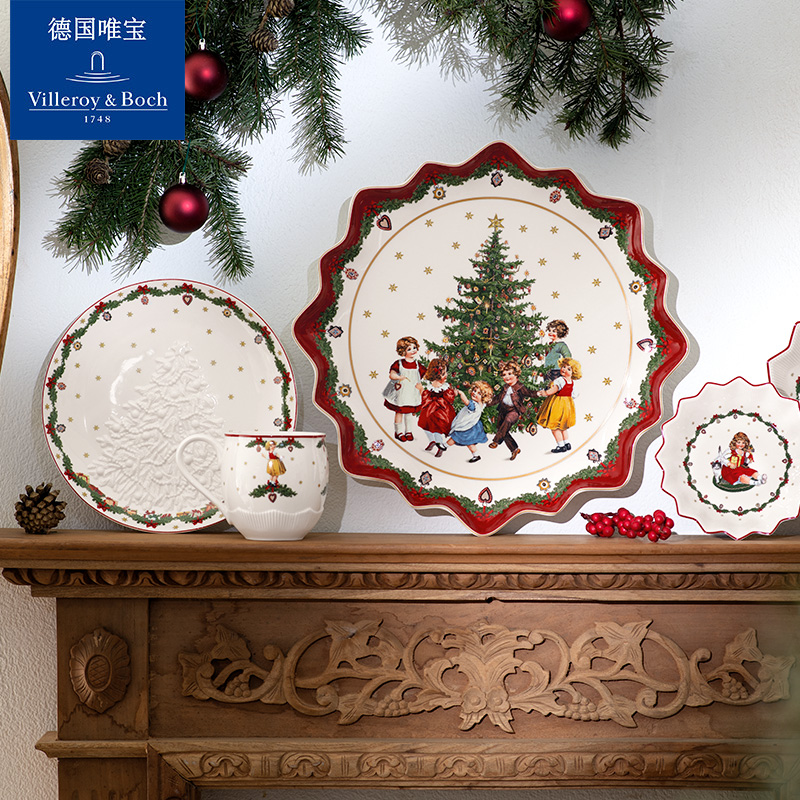 villeroyboch餐具圣诞盘子