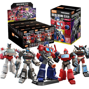 布鲁可积木人变形金刚7超越版布鲁克拼装男孩玩具盲盒擎天柱金钢