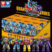 奥迪双钻量子战队恐龙守护拼装 弹盲盒男孩玩具 积木英雄机甲第二季