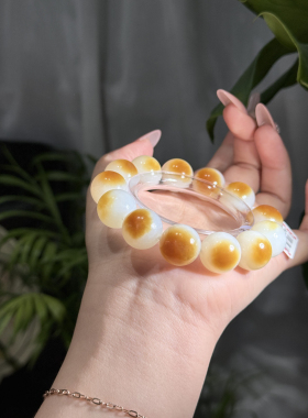 【和田玉糖白16mm手串】