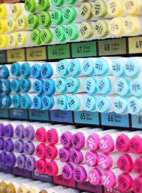 掌握马克笔单支补色单只自选学生涂鸦儿童美术专用黑色双头绘画笔