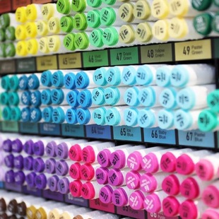 掌握马克笔单支补色单只自选学生涂鸦儿童美术专用黑色双头绘画笔