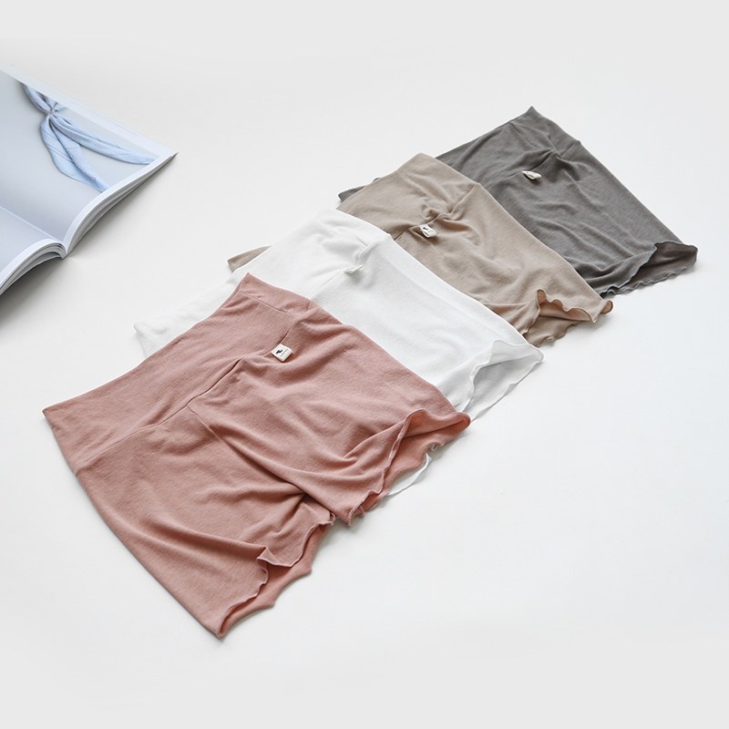 孕妇打底裤防走光秋季薄款高腰怀孕期产检托腹短裤4426