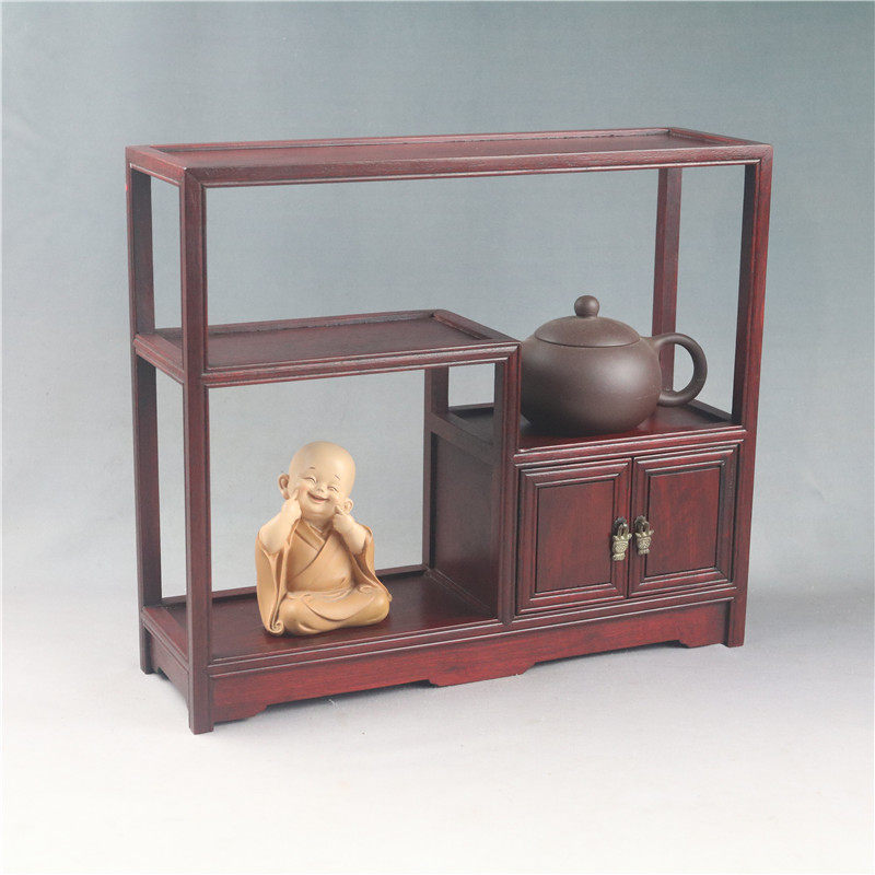 复古茶具茶水架实木客厅摆件