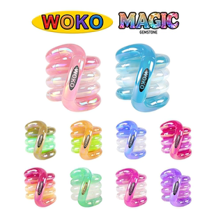 2025年超火学霸玩具WOKO幻石宝石x温变专注力训练手指解压扭扭乐