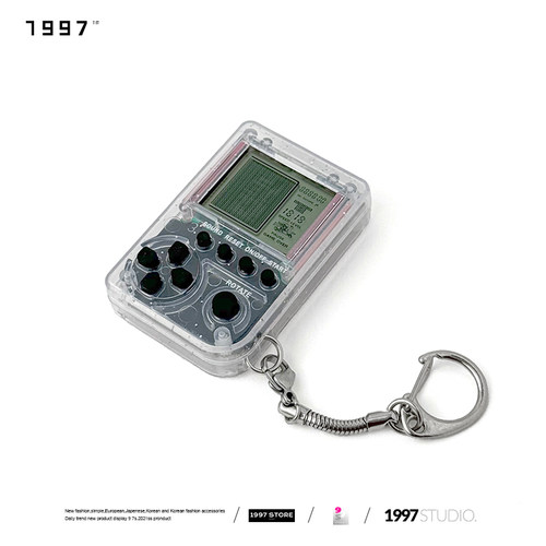 可以玩游戏的复古游戏机钥匙扣