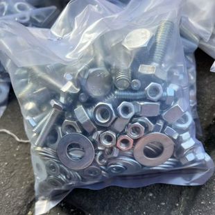 螺丝垫片螺母混装 大全M6M8M10M12外六角螺丝钉螺帽垫片组合