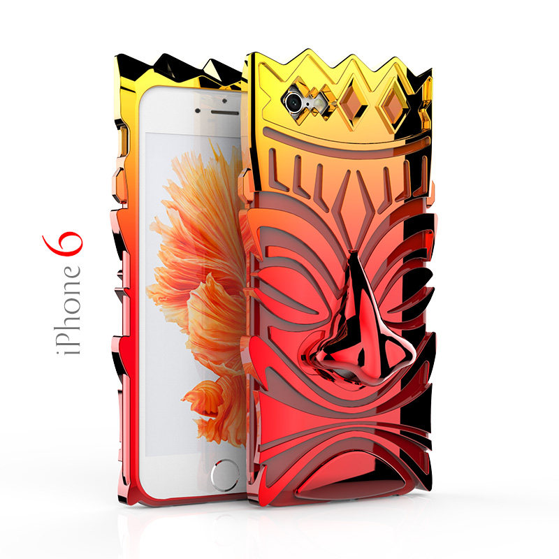 SIMON Maya Totem Electroplating Gradient Color Soft TPU Artistic Protecting Phone Case for Apple iPhone 7 Plus & iPhone 7