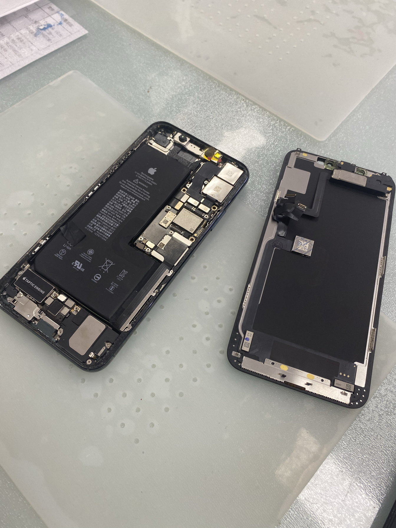 适用 11promax原装拆机尾插排线前后摄音量排线喇叭听筒机壳后盖