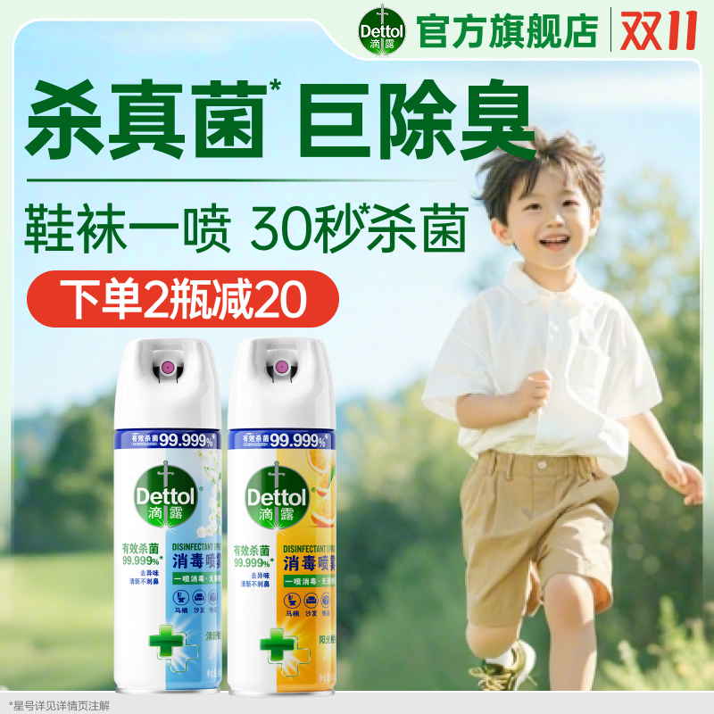 滴露去异味杀菌除臭消毒喷雾