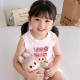 儿童卡通背心拉布布婴幼儿宝宝呼吸棉吊带labubu女童无袖 薄款