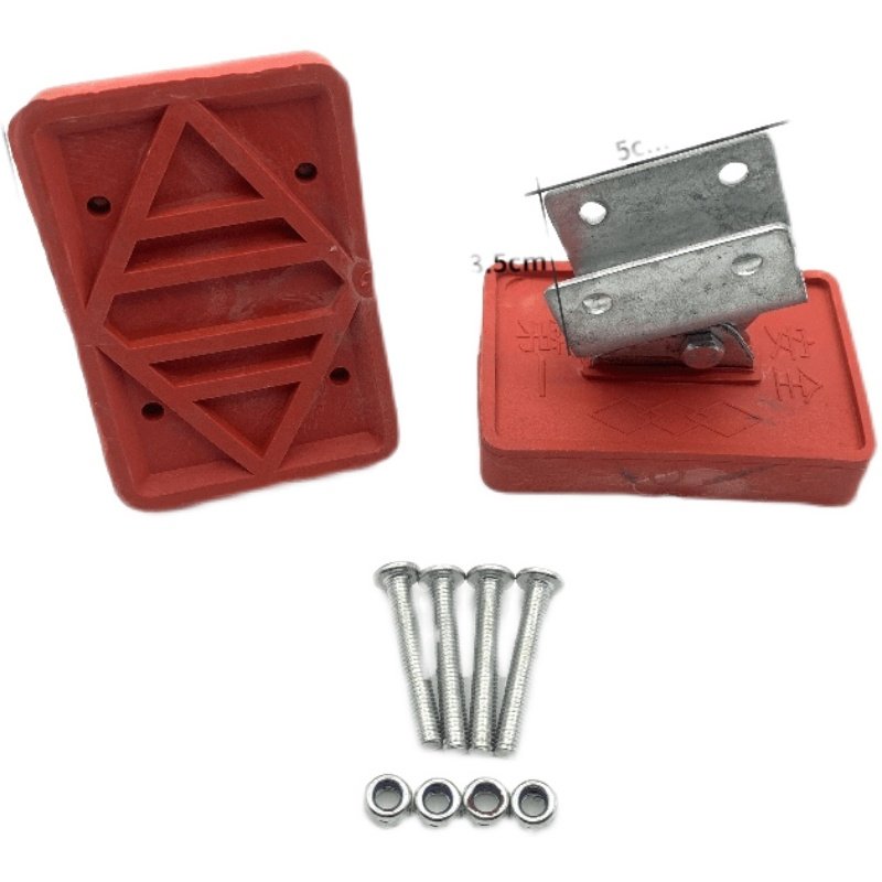 伸缩梯子配件人字梯铝合金升降梯梯子配件活动梯脚套防滑橡胶脚垫