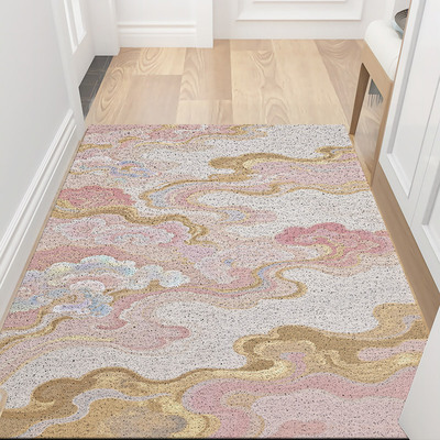 祥云简约丝圈脚垫入户门地垫