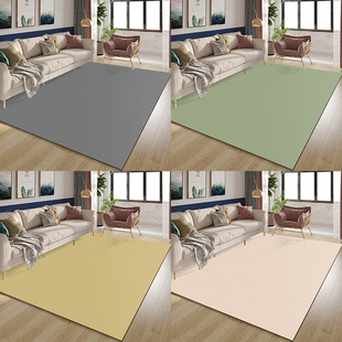 纯色简约皮革地垫客厅卧室现代满铺奶茶店免洗PVC防水宠物服装店