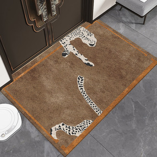 轻奢丝圈脚垫入户门地垫门垫几何丝圈进门玄关地垫可裁剪家用