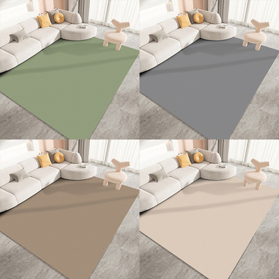 皮革纯色家用防水可擦洗地垫