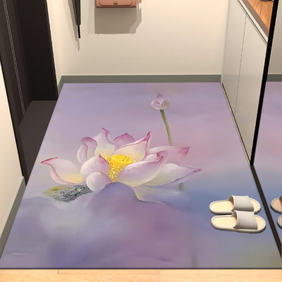 皮革新中式家用防水可擦洗地垫