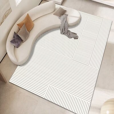 pvc侘寂风家用免洗可擦洗地垫