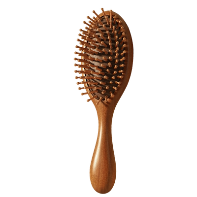 天然金丝檀木气垫按摩梳