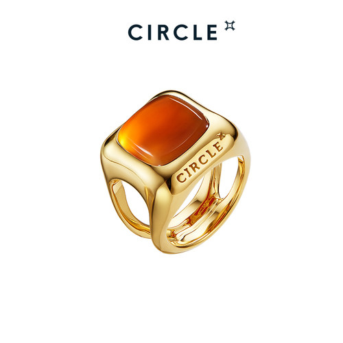 CIRCLE珠宝红玉髓戒指